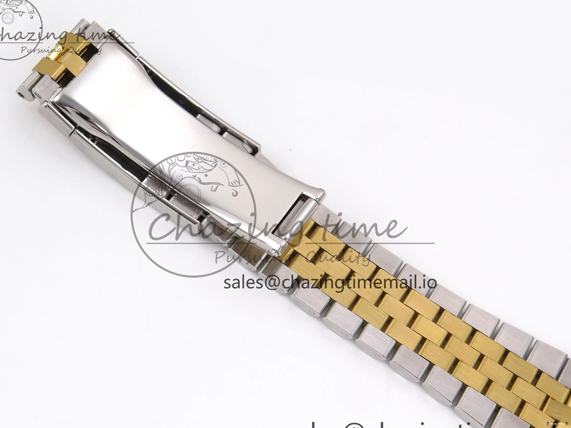 1220 Vibrant DateJust 41 126333 EWEF Best Edition YG Stick Dial on SS YG Jubilee Bracelet A 990